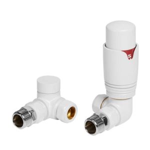 Essential TRV Corner Valve in White